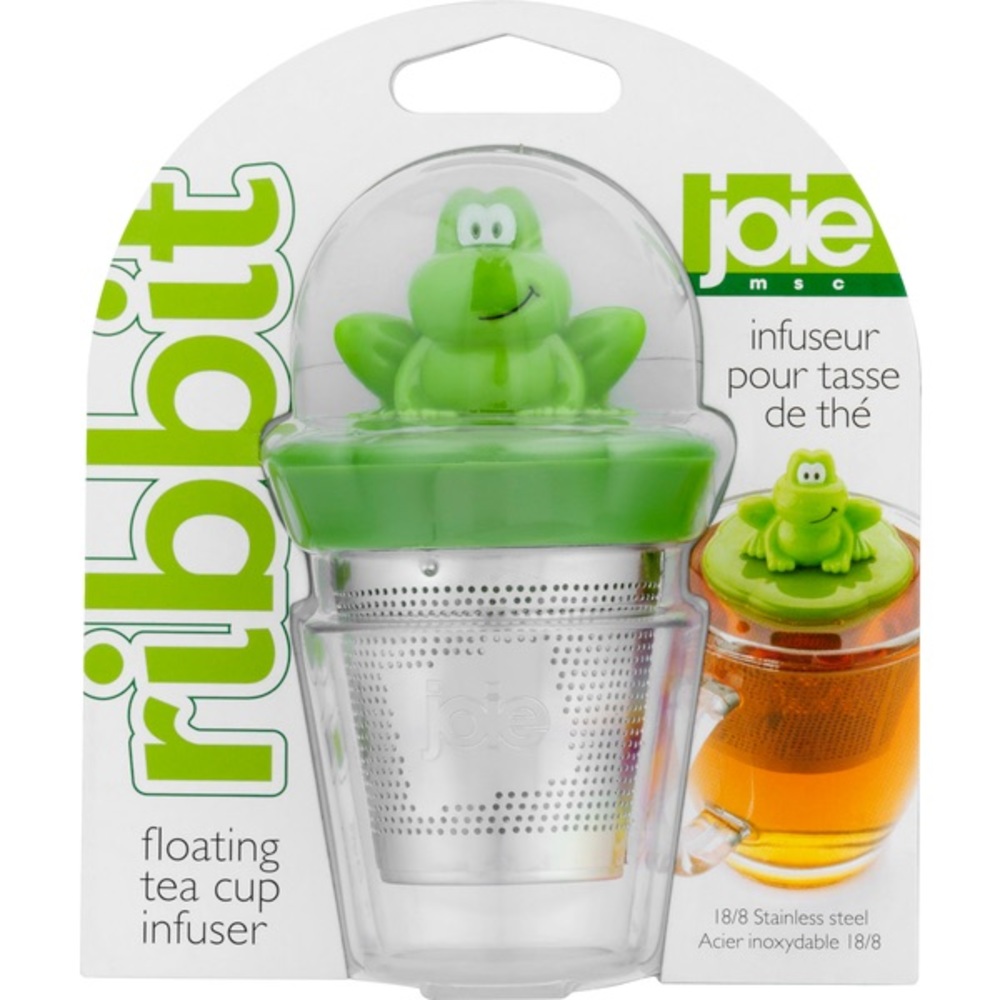 🆕 NWT Joie Ribbit Frog Floating Stainless Steel Loose Leaf Tea Cup Infuser